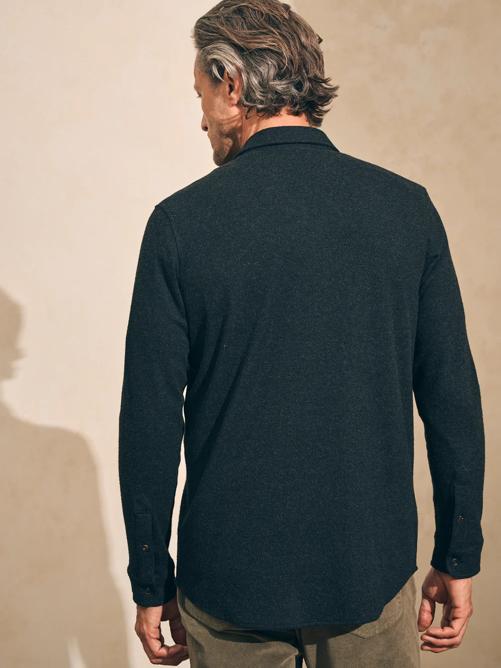 Legend™ Sweater Shirt - Heathered Black Twill