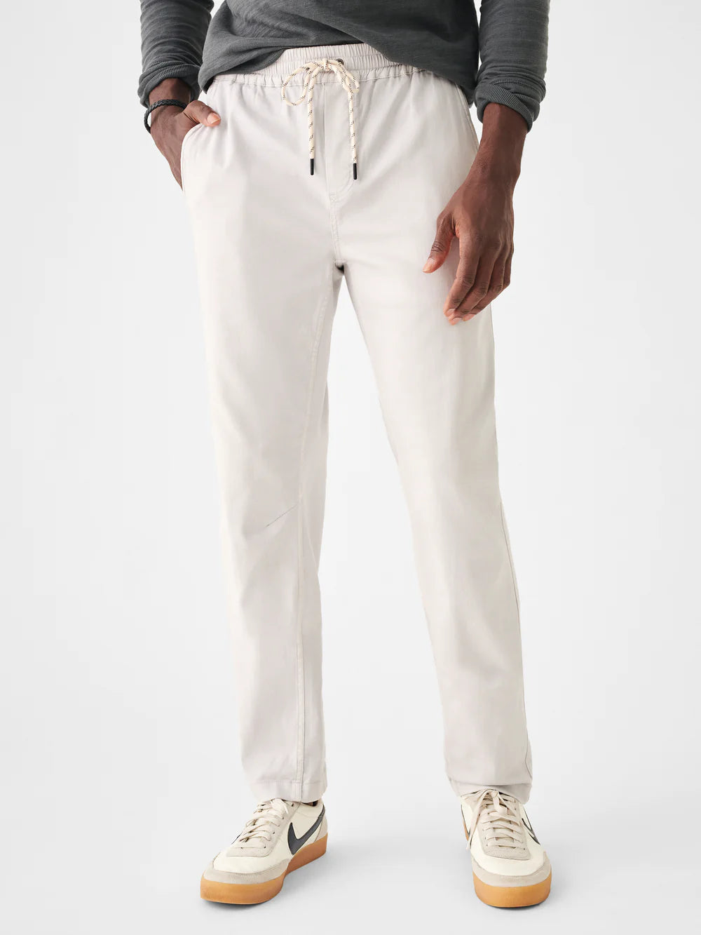 Essential Drawstring Pant - Mariner Grey