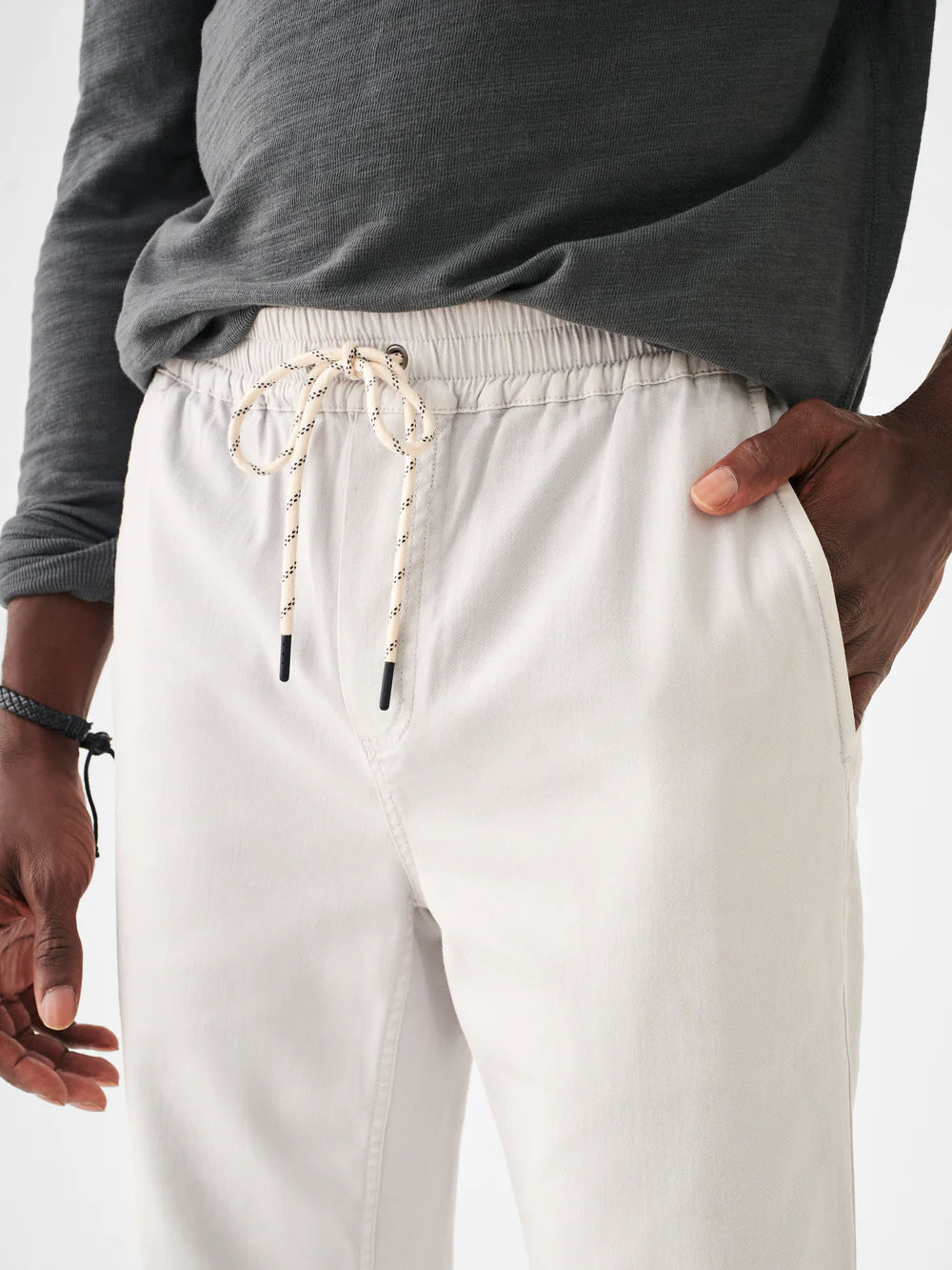 Essential Drawstring Pant - Mariner Grey