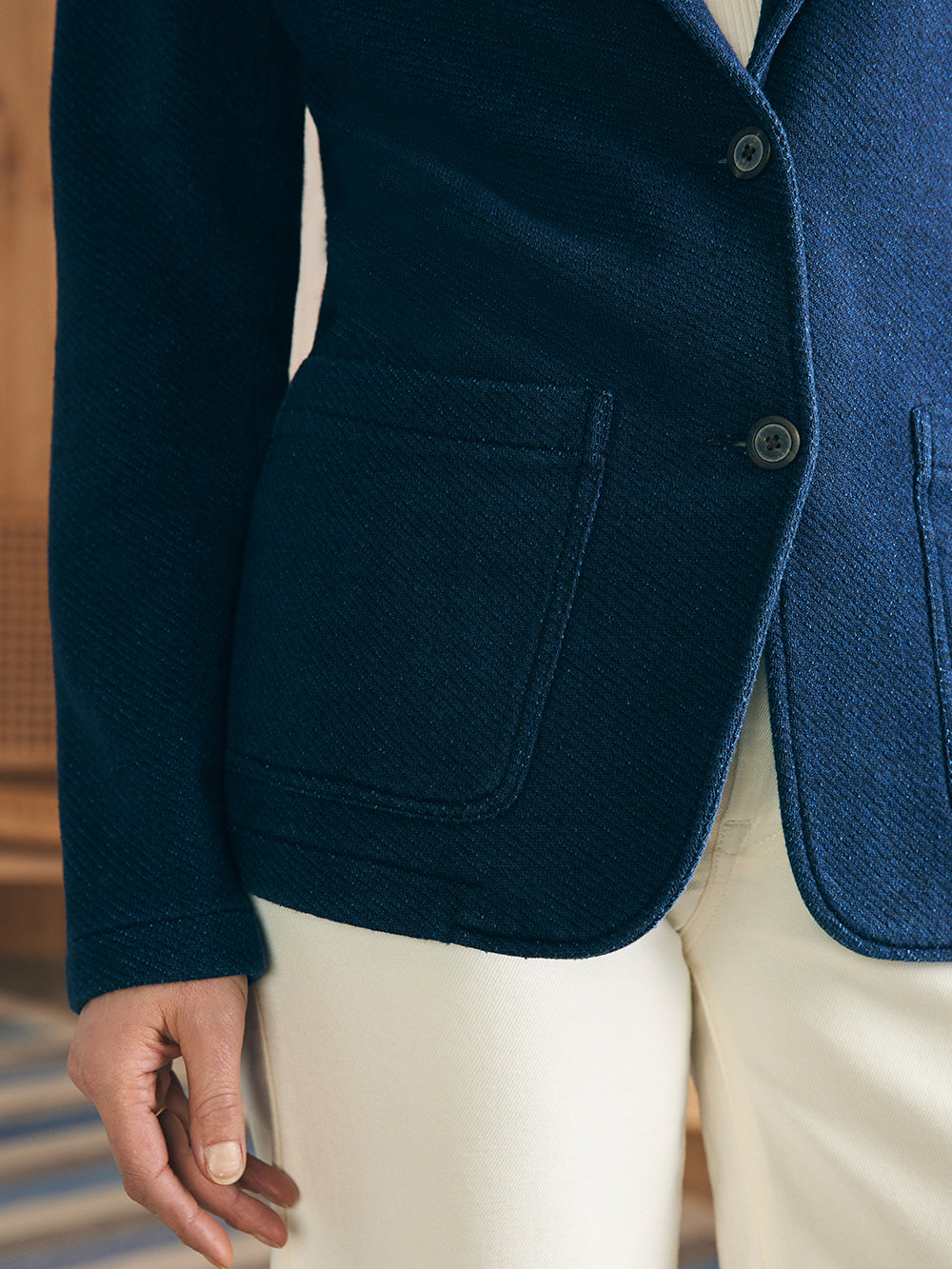 Inlet Blazer by Faherty in Hendricks Indigo Wash