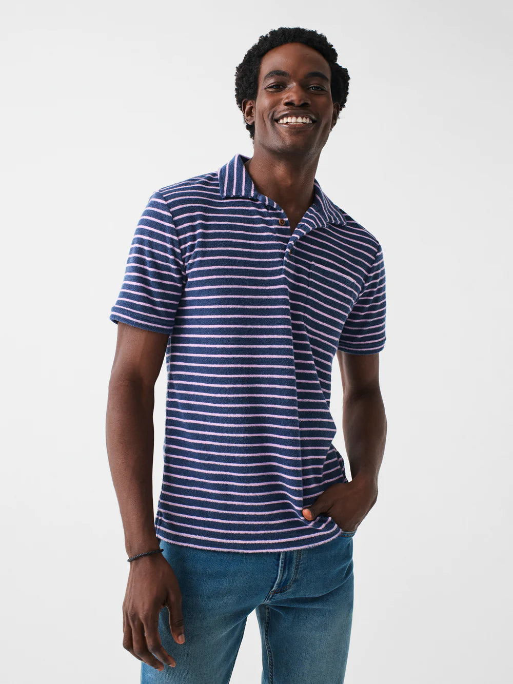 Terry top polo shirt