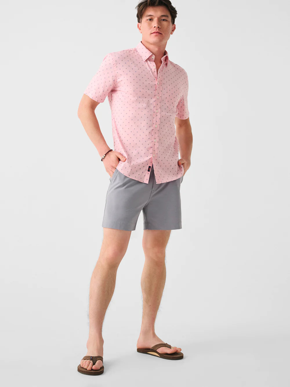Movement™ Short Sleeve Shirt - Kaua?ÇÖI Palm Print