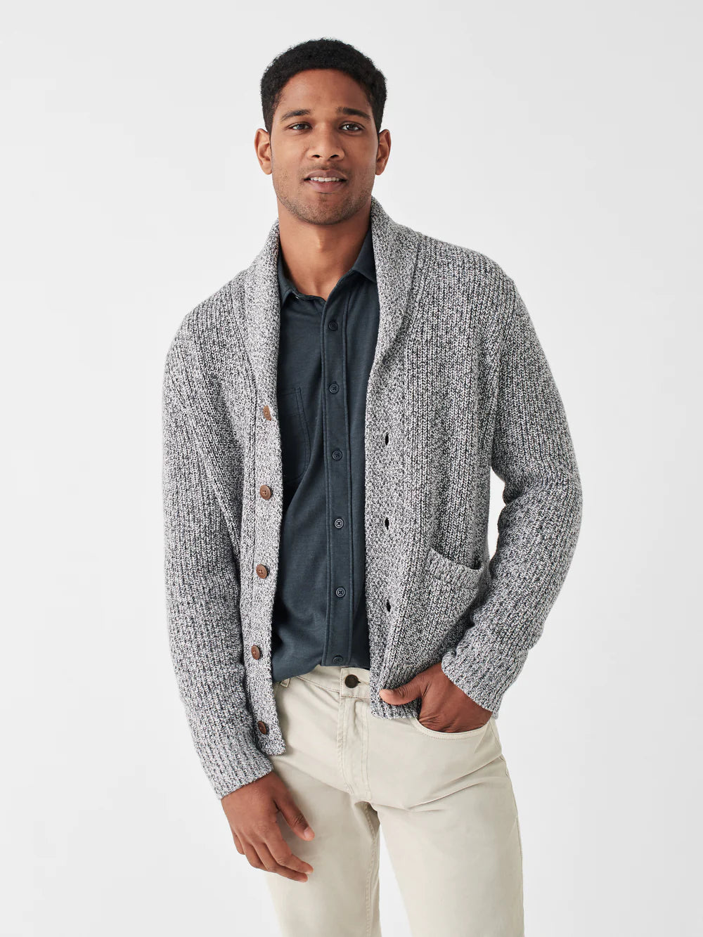 Gray lightweight cardigan best sale