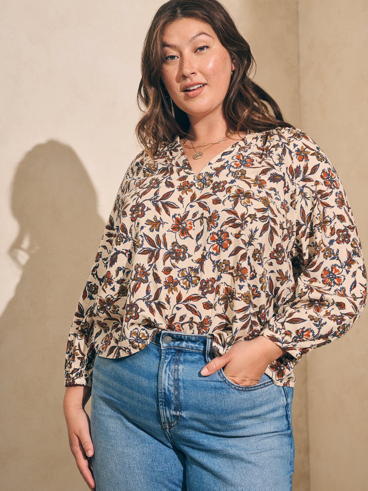 Portia Top - Indee Floral
