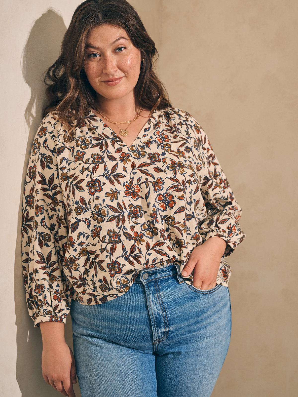 Portia Top - Indee Floral