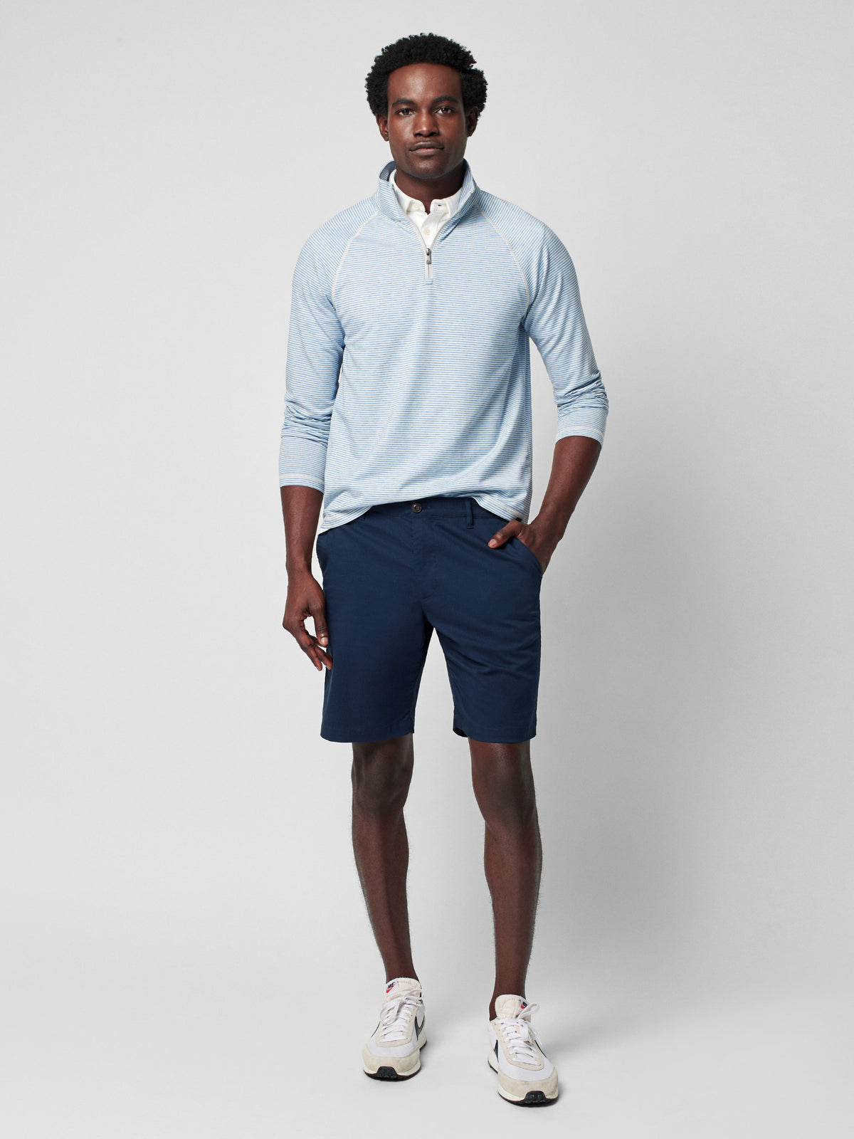 Movement Chino Short - Navy - (9&quot; Inseam)