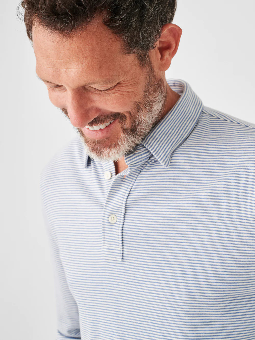 Movement™ Long Sleeve Polo - Madaket Stripe