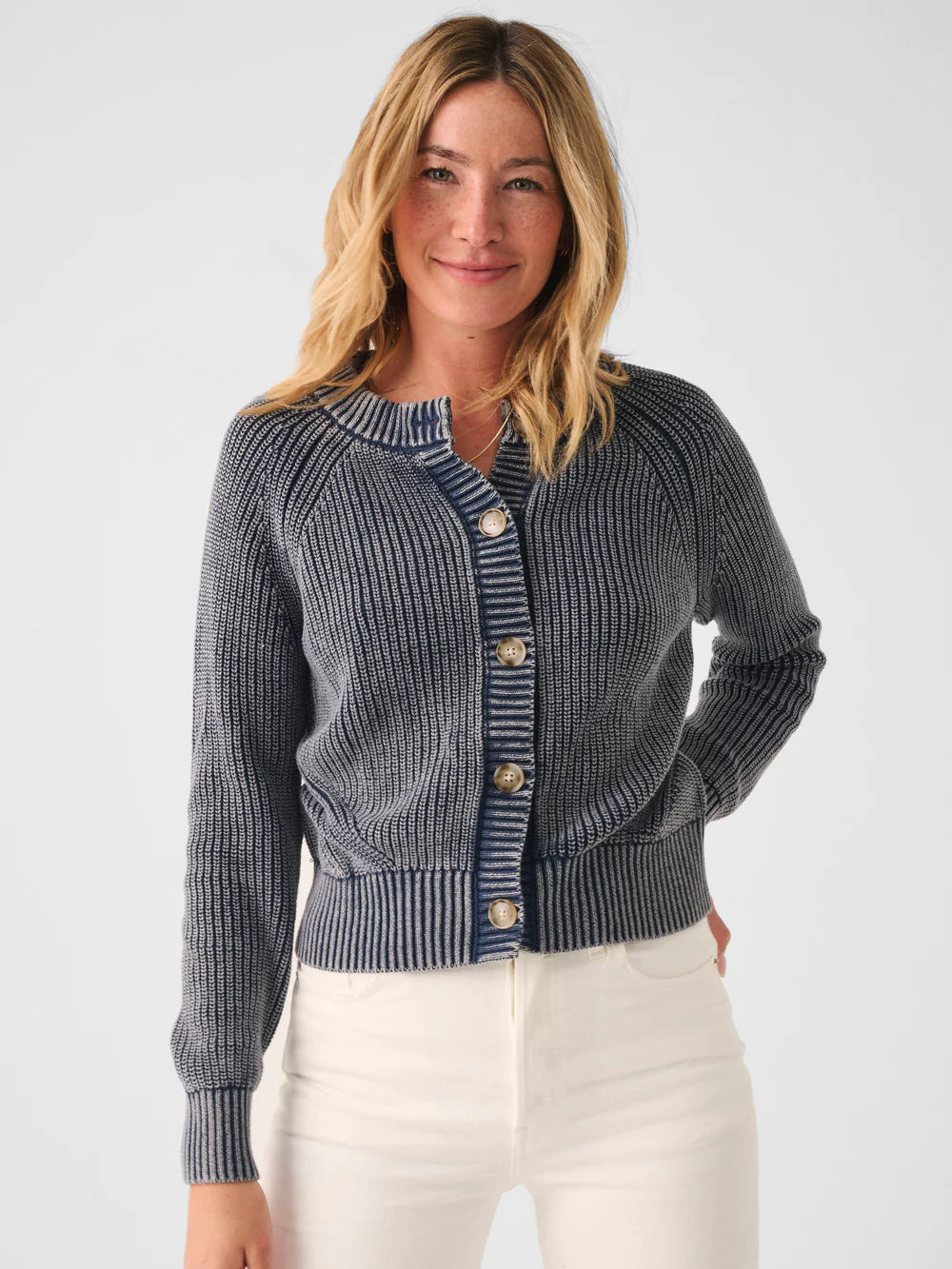 Womens fisherman sales cardigan sweater